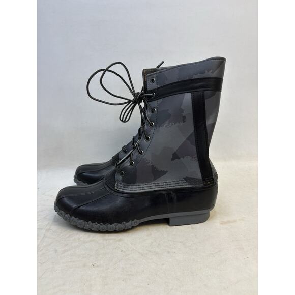 EUC L.L. Bean x Todd Synder Mens 10 M Camp Gray Camo Bean Boots LIMITED EDITION